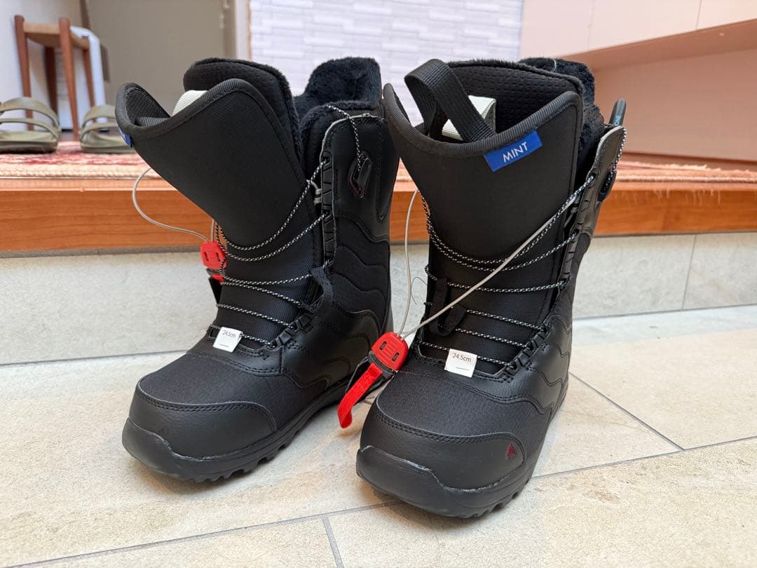 Burton、ウィメンズ、ミント、スノーボードブーツ、24.5cm、未使用