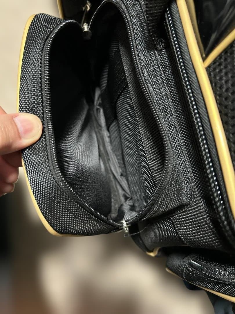 3個用 ボウリングバッグ Brunswick ブランズウィック ゴールド程度良