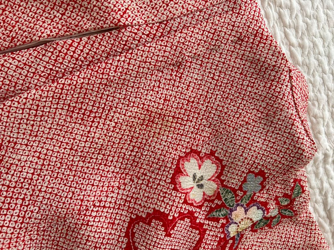 七五三セット　3歳　女の子　絞り　着物　被布