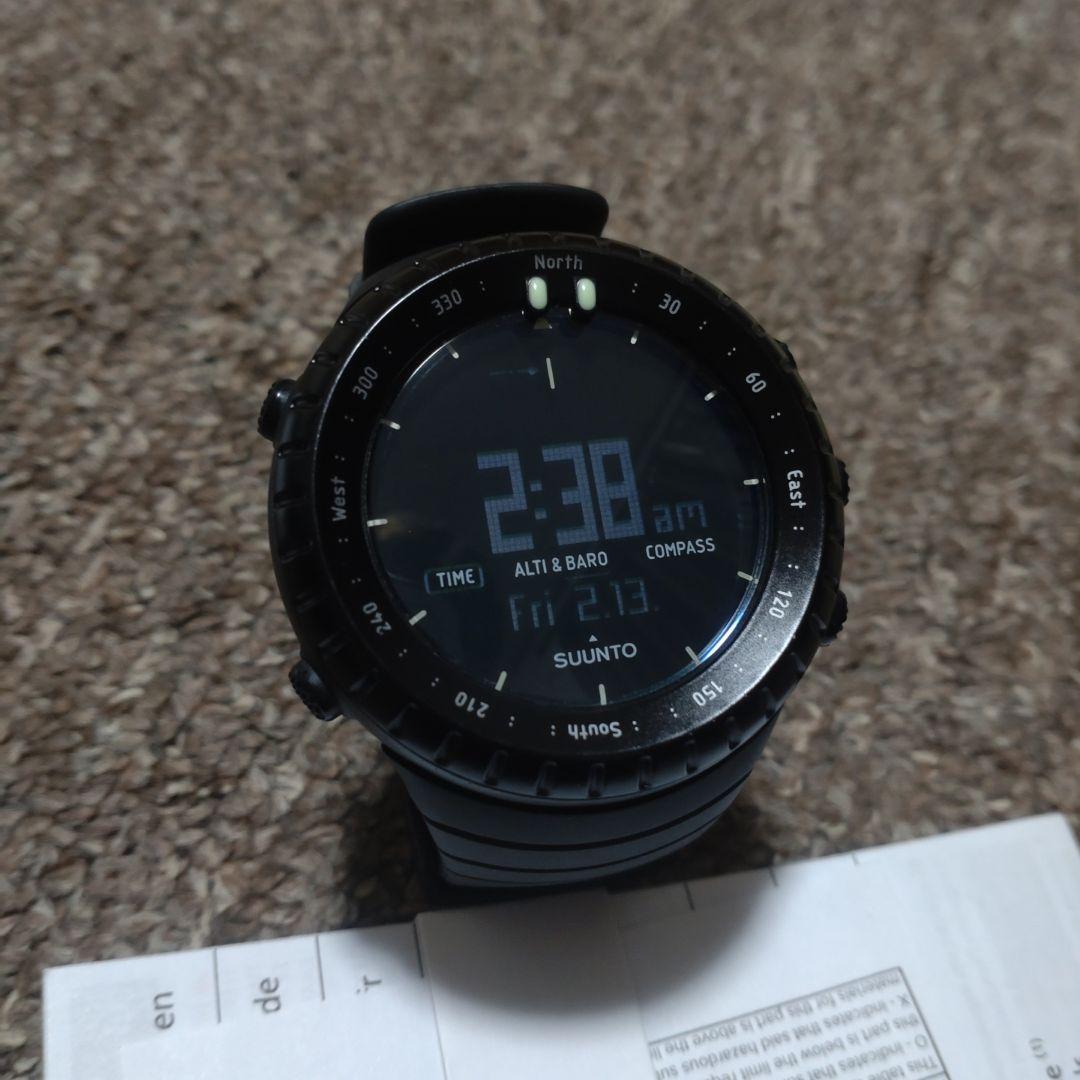 SUUNTO CORE　スント　コア　デジタル　腕時計　ブラック