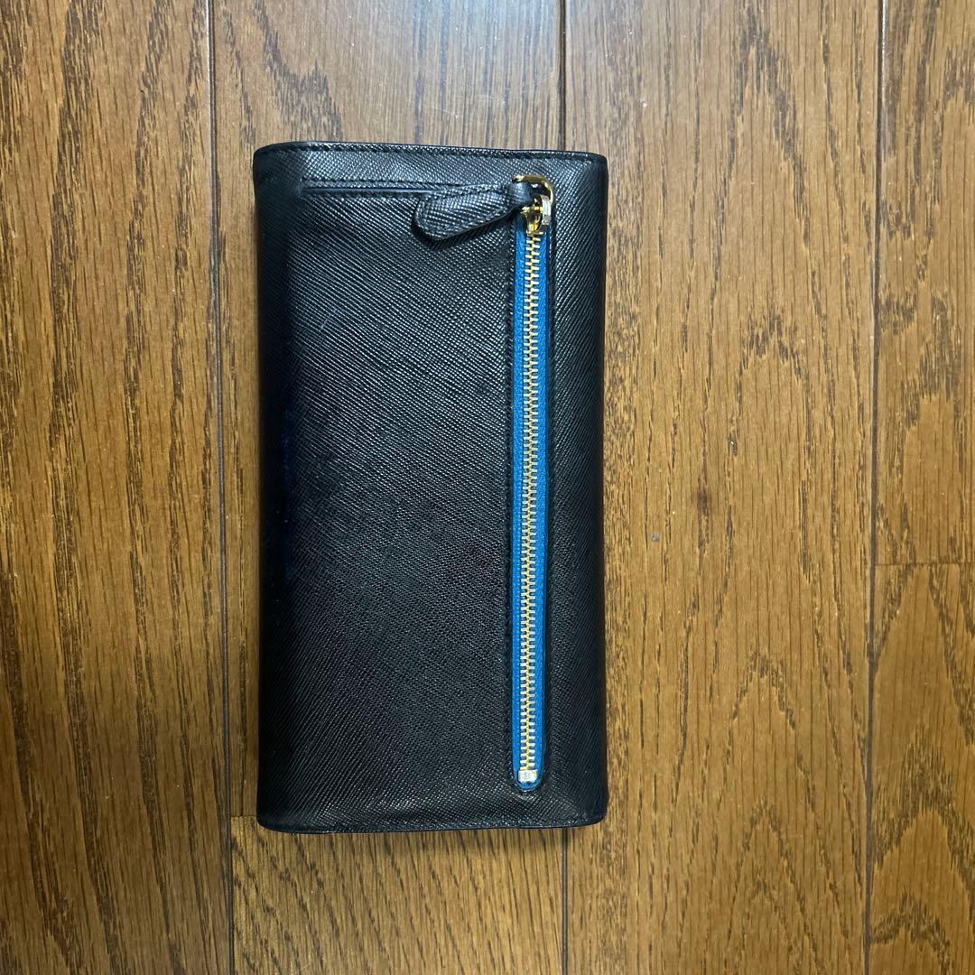 美品 PRADA プラダ 2つ折り 長財布