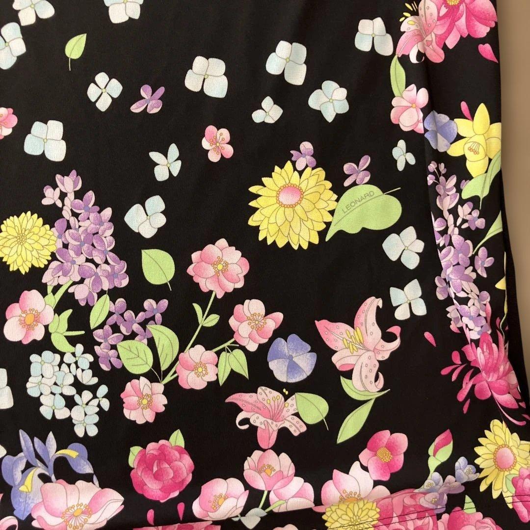 値下げ　LEONARD 花柄 半袖Tシャツ 40