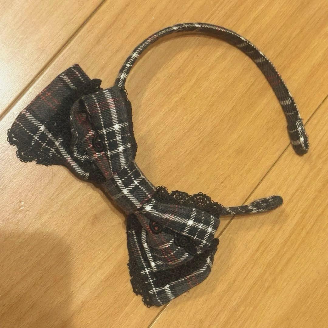 美品セット！ベイビーの秋冬タータンチェックのドレス＆ベッドドレス