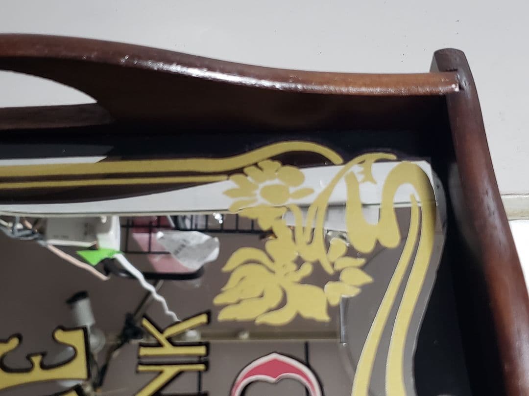 Coca-Cola コカコーラ ヴィンテージ パブミラー 木製トレイ