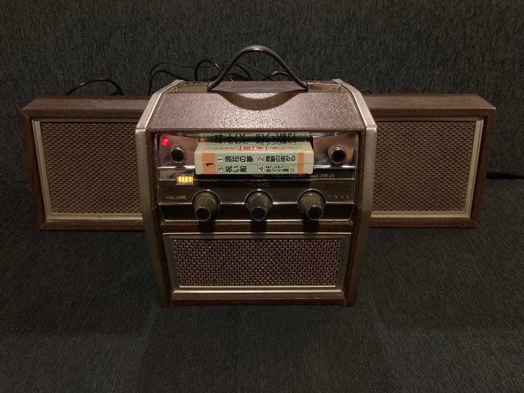 レトロ Vaan 8トラック 8トラ ポータブル プレーヤー ステレオ デッキ