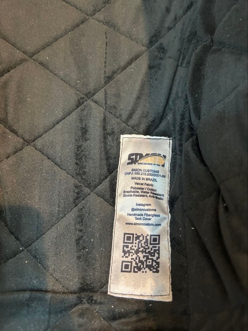 【希少デザイン】サイモンカスタム　タンクカバー　ハーレー　アイアン系