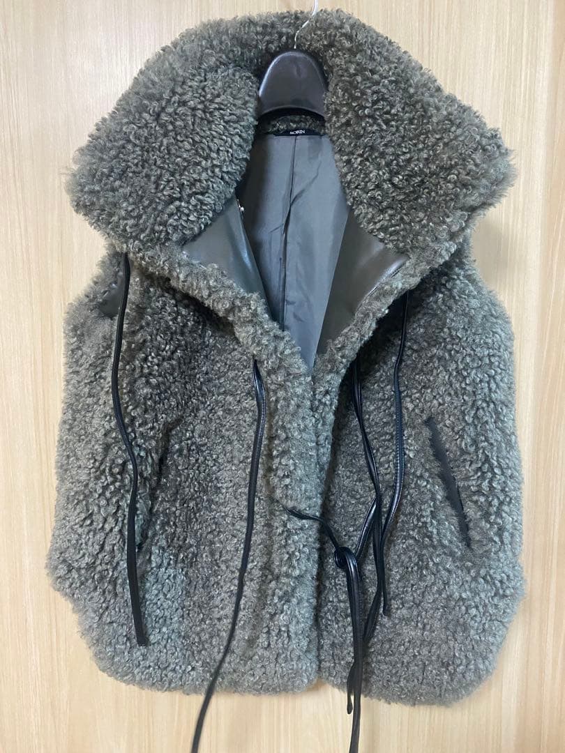SORIN Synthetic Fur Lace-up Vest ベスト