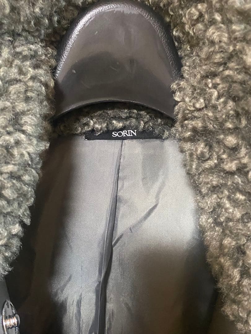 SORIN Synthetic Fur Lace-up Vest ベスト