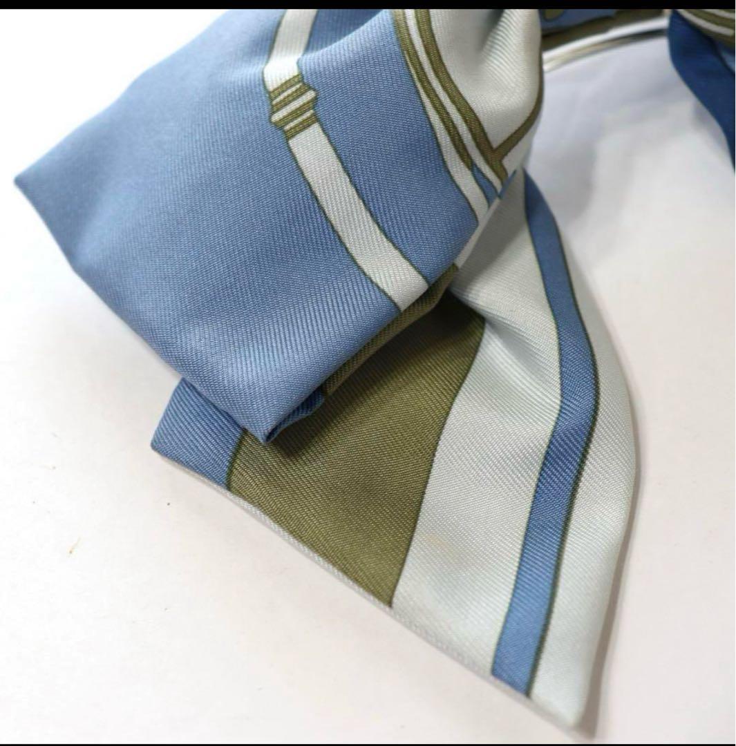 エルメス　HERMES リボンバレッタ　髪飾り