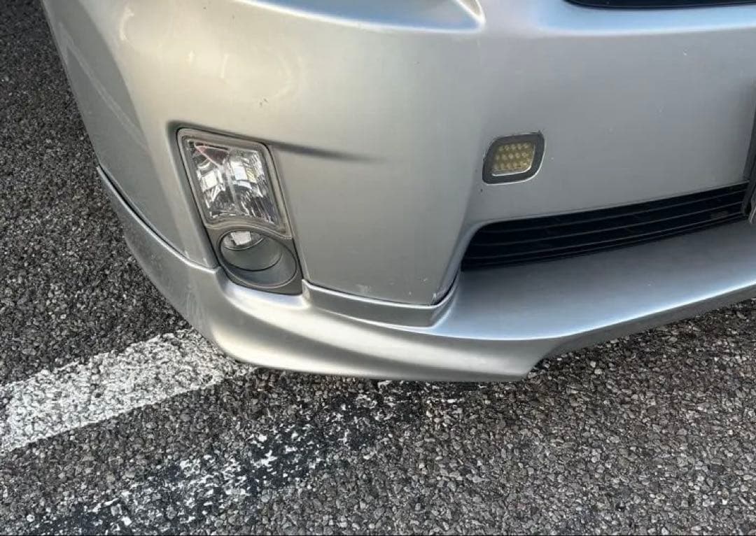 引取限定　30プリウス 前期型　リップスポイラー　シルバー