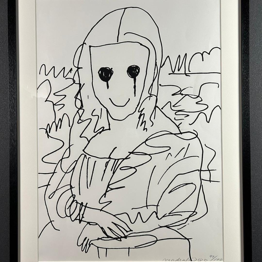 【最終値下げ】美品 MADSAKI「モナリザ Coffee～」シルクスクリーン