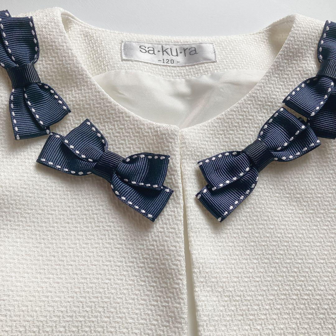 120size セレモニー 入学 卒園 発表会 結婚式 フォーマル 女の子