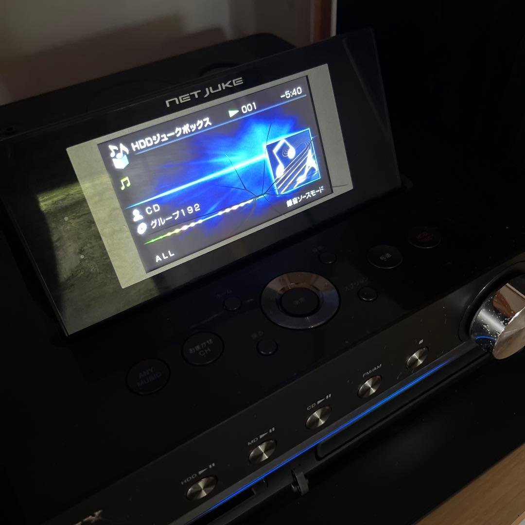 K*i様 SONY HDDコンポ カラー液晶 リモコン付 HCD-M700HD