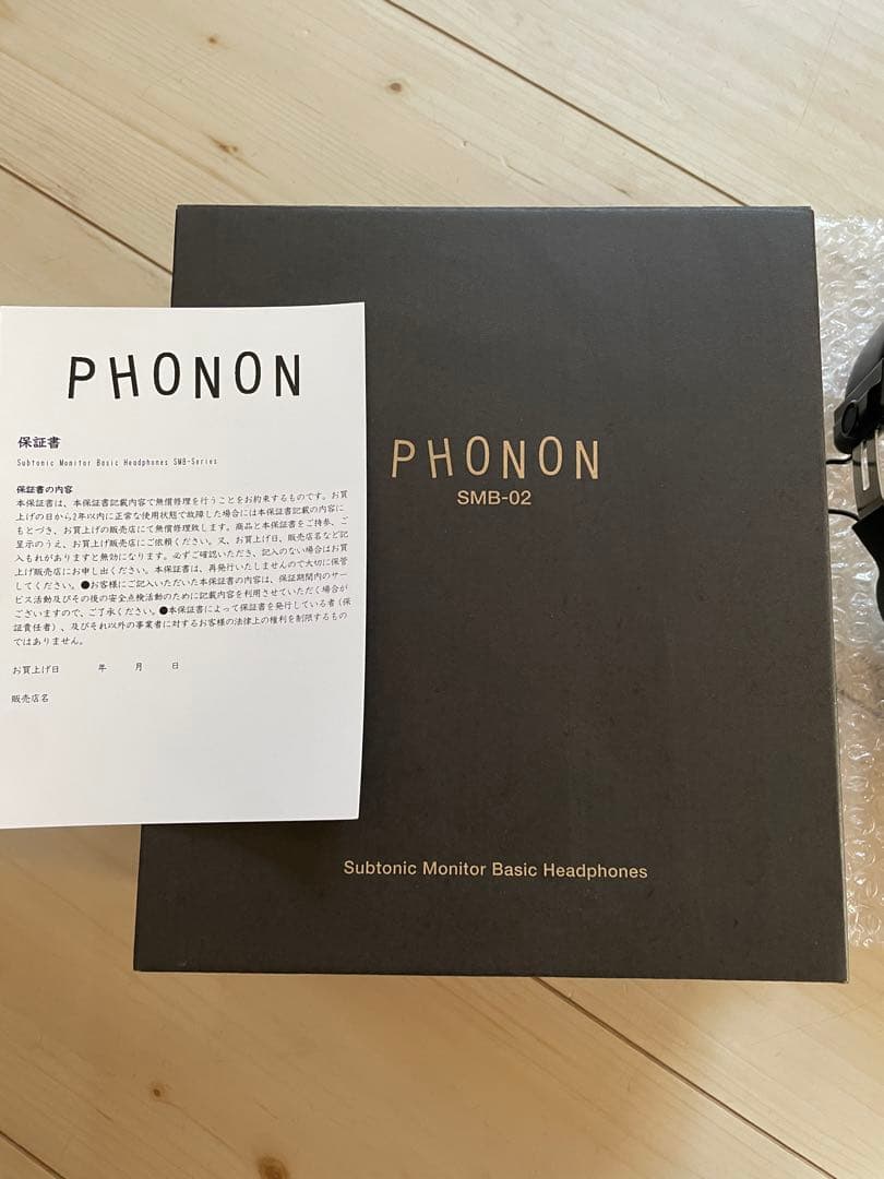 PHONON SMB-02 ヘッドホン モニターヘッドホン 有線 商品説明必読