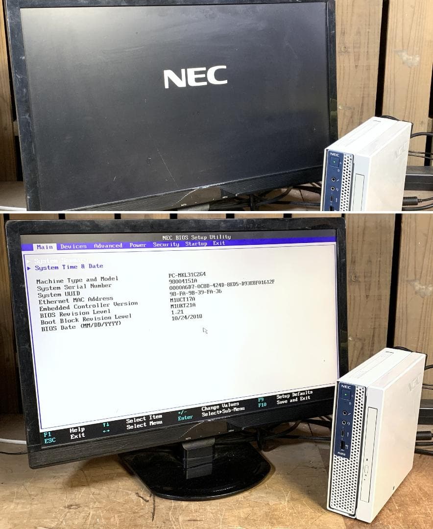 NEC 超小型/SSD/Win11 Pro 24H2/MKL31C-4 使用少♪