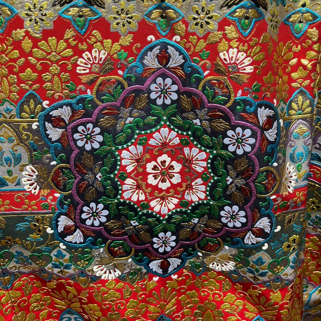 ⭐︎⭐︎ 佐 ⭐︎⭐︎打掛　色打掛　正絹　総金彩　秋山章