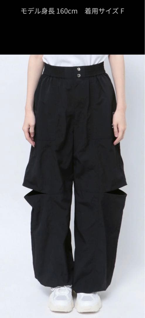 UMBRO×EMODA★サイドスリットナイロンパンツ★エモダ★y2k