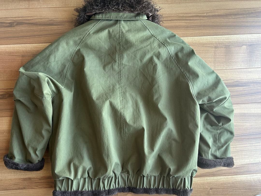 値下げしました★IAMALPHA iamイアムボア襟ジップブルゾン　ブルゾン★