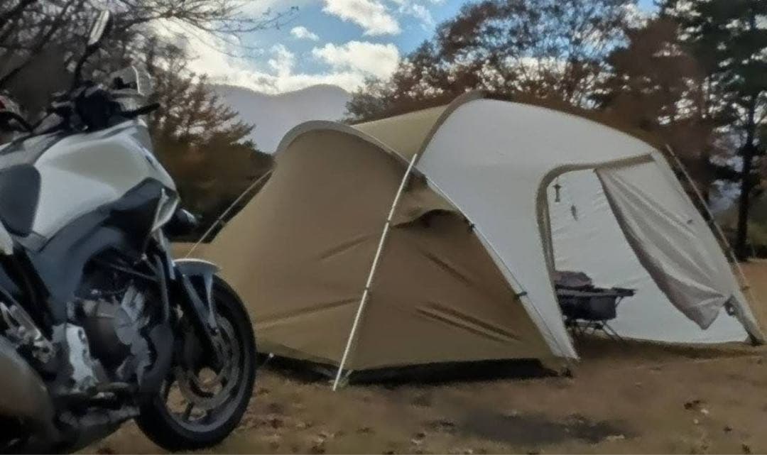 【EVER ADVANCED Solo用 巣篭もりテント 前室付テント　中古】