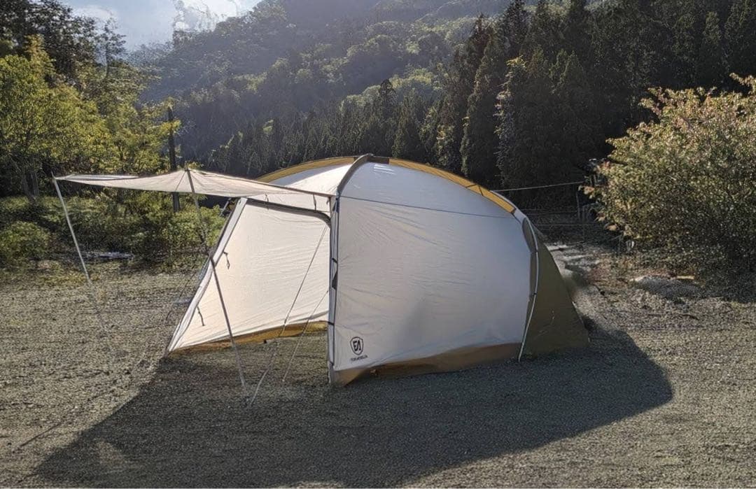 【EVER ADVANCED Solo用 巣篭もりテント 前室付テント　中古】
