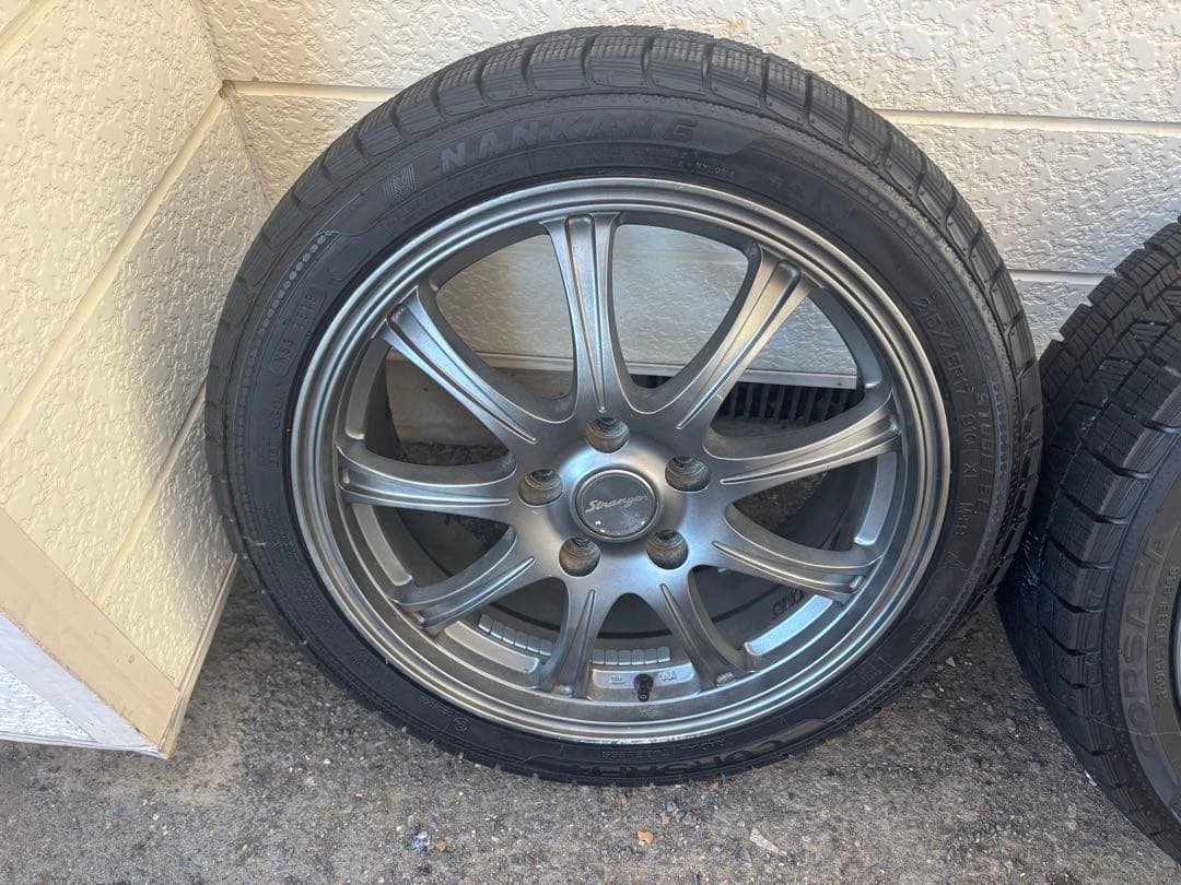 ナンカンスタッドレス7部山215/45/17 ホイール17インチPCD114.3