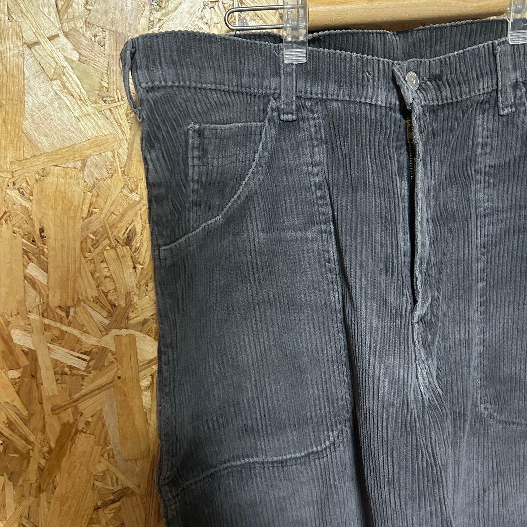 levi's silver tab コーデュロイ W36 グレー 太畝 バギー