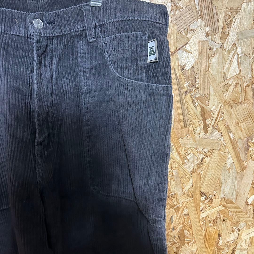levi's silver tab コーデュロイ W36 グレー 太畝 バギー