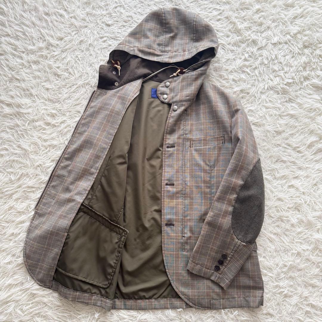 【ジュンヤワタナベマン】AD2009 ジャケット フード　エルボーパッチ　XS