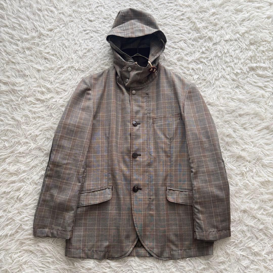 【ジュンヤワタナベマン】AD2009 ジャケット フード　エルボーパッチ　XS