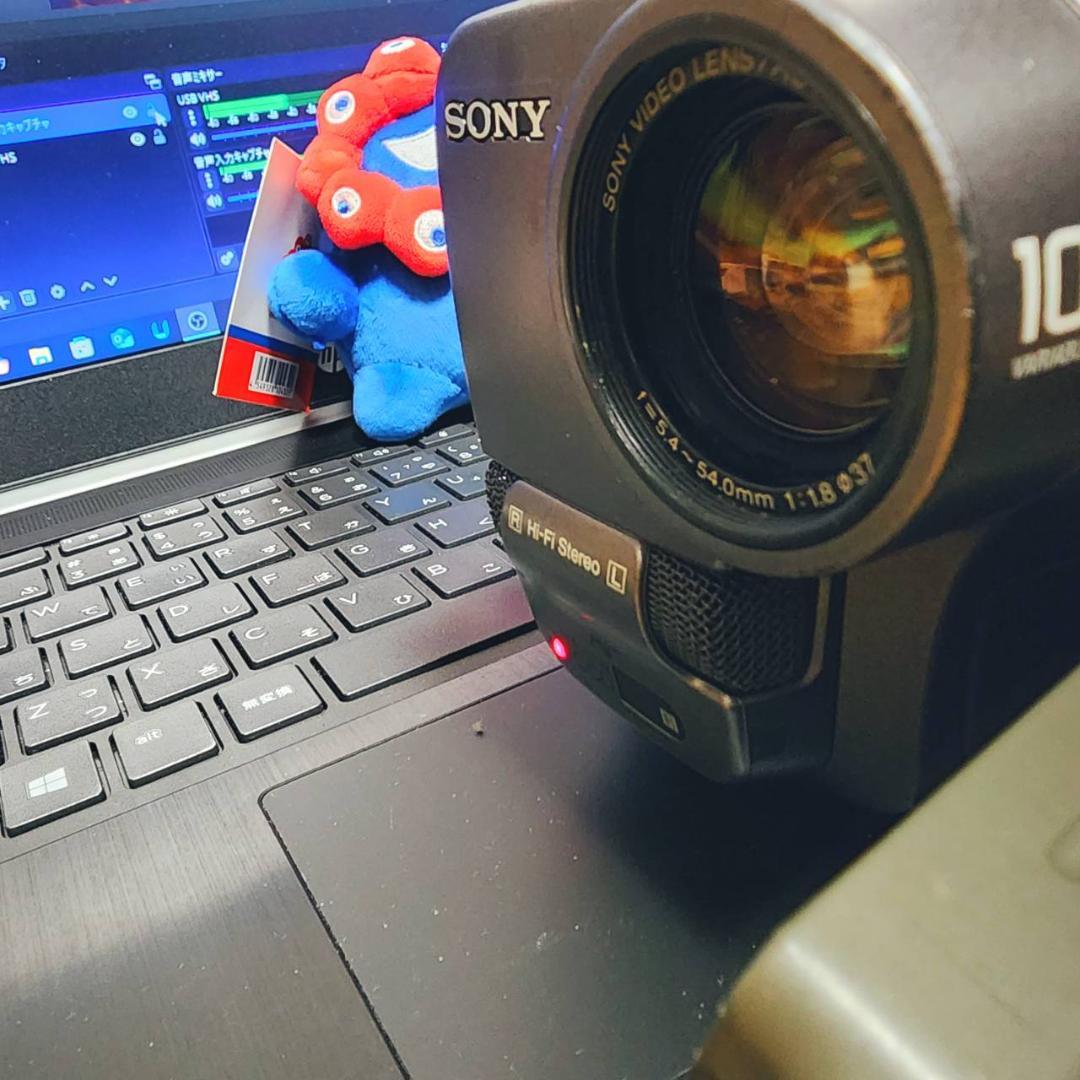 【動作確認済】SONY 高画質 Hi8 ビデオカメラ CCD-TR3 セット