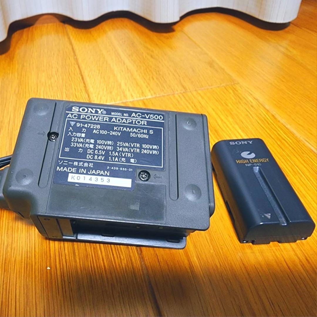 【動作確認済】SONY 高画質 Hi8 ビデオカメラ CCD-TR3 セット