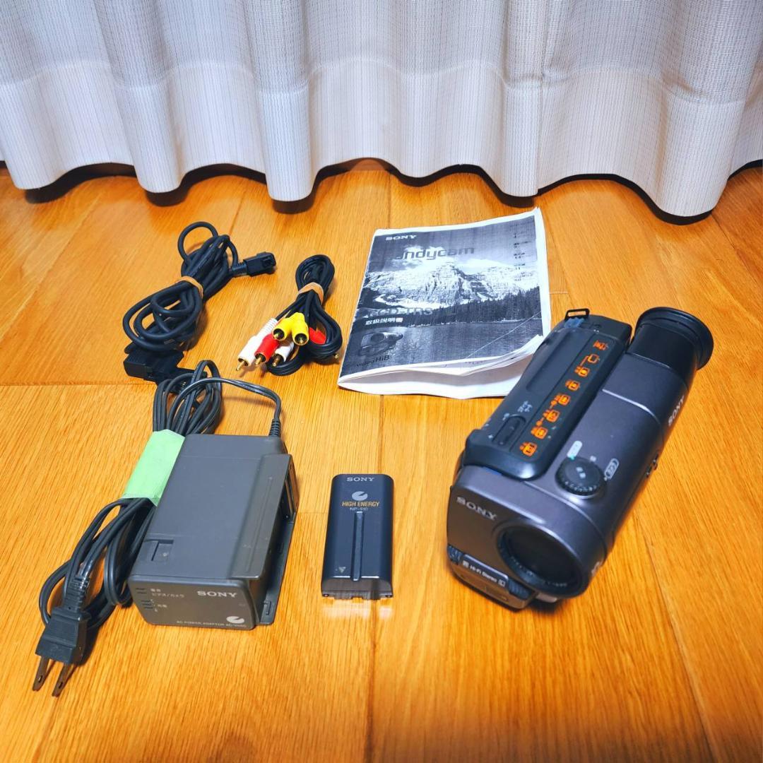 【動作確認済】SONY 高画質 Hi8 ビデオカメラ CCD-TR3 セット