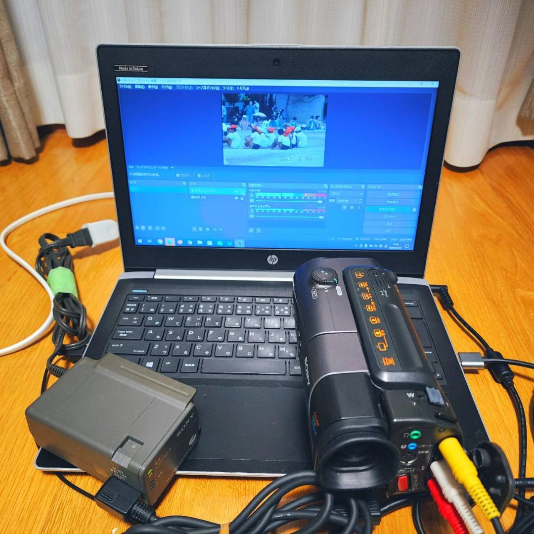 【動作確認済】SONY 高画質 Hi8 ビデオカメラ CCD-TR3 セット