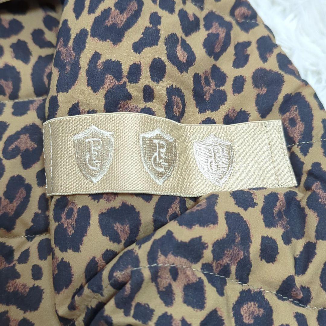 未使用級 パーリーゲイツ 2 近年モデル 4way ダウンジャケット レオパード