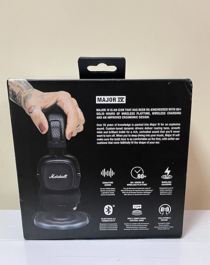 Marshall Major IV ワイヤレス ヘッドホン