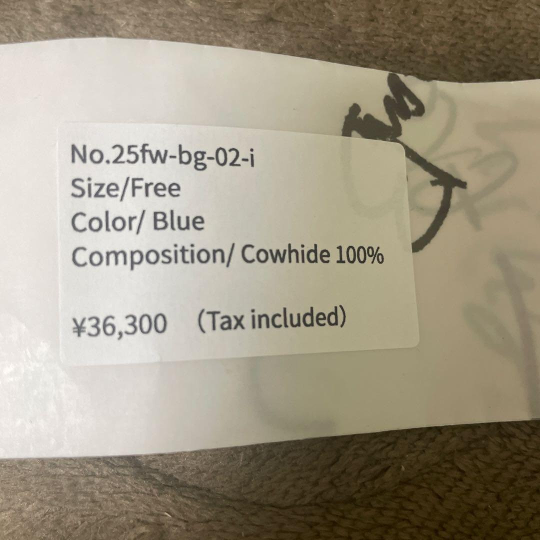 Hand-Patchwork Leather Bag Blue KHOKIバッグ