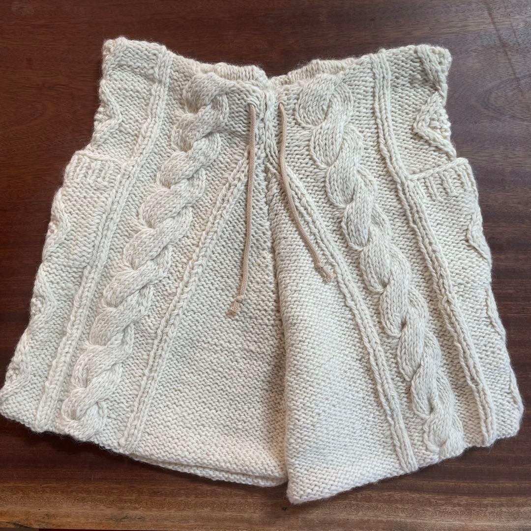 【新品未使用】NEBULAVO “ROPE”KNIT SHORT PANTS