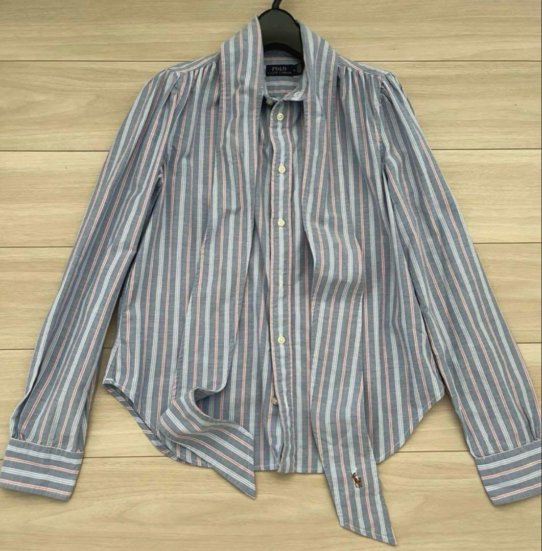 POLO RALPH LAUREN(ポロラルフローレン)：ボウタイ　リボンシャツ