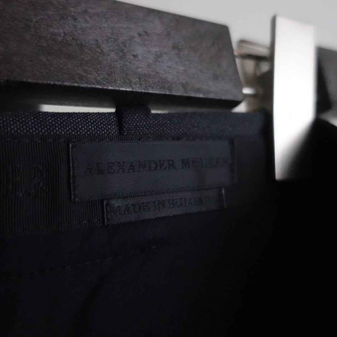 【極美品】Alexander McQUEEN ウールモヘア　トラウザーズ　44