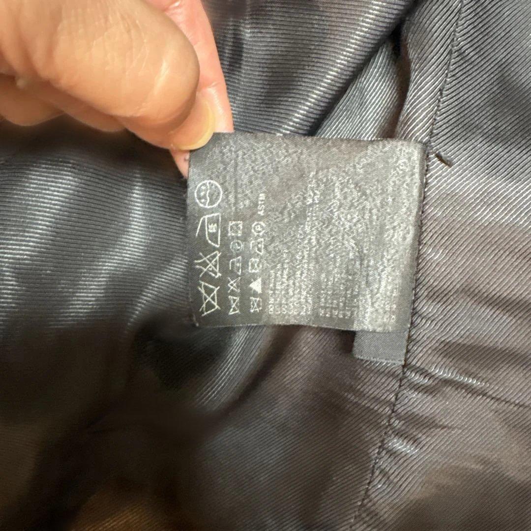 PRADA ダークカーキ チェック柄 テーラードジャケット