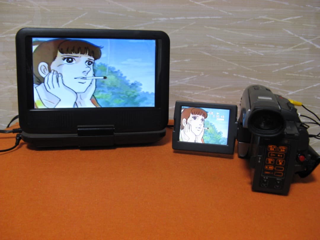 動作OK❗️☆SONYの液晶Hi8/8ミリビデオカメラ・CCD-TRV90