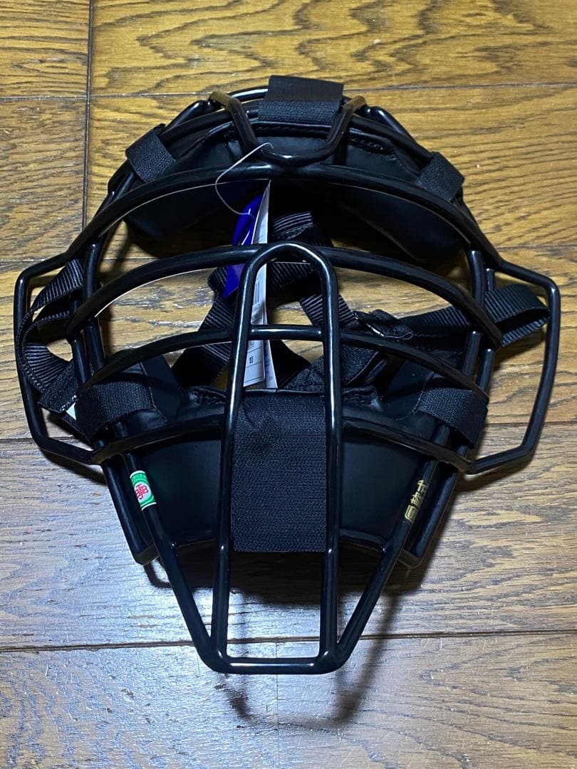 ミズノ 軟式野球捕手用マスク 17 09/ブラック 1DJQR11009