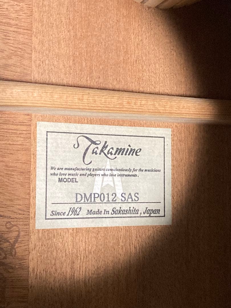 Takamine タカミネ DMP012 SAS 長渕剛