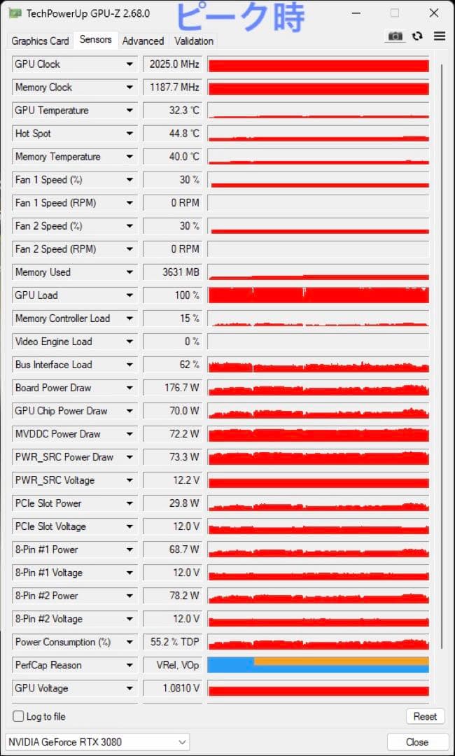 Palit RTX3080 GamingPro OC 10GB 水冷グラボ