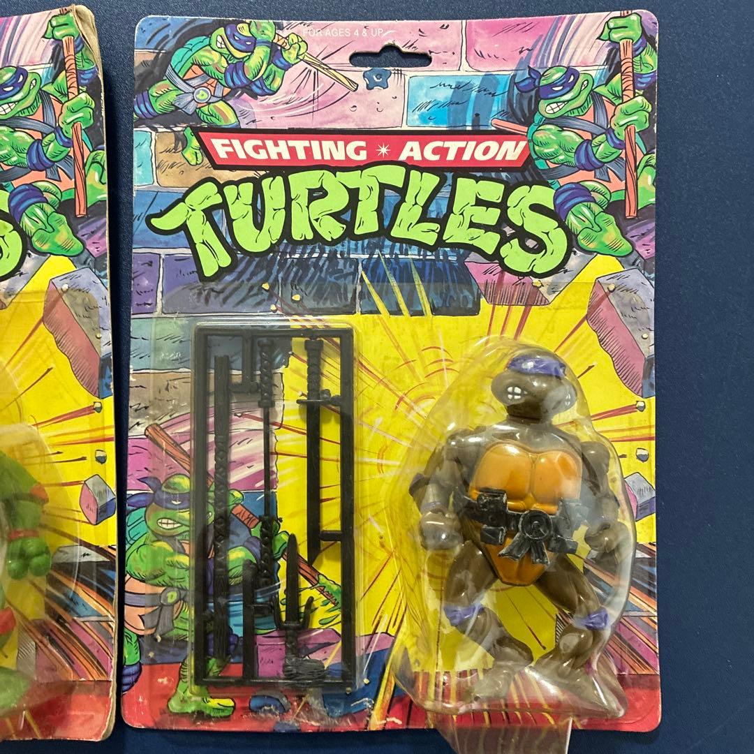 ファイティングアクションタートルズフィギュア 3体セット