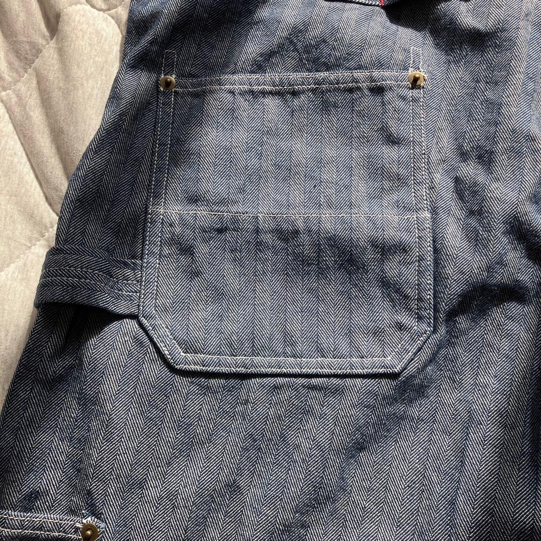 デニムオーバーオール ストロングホールド　36