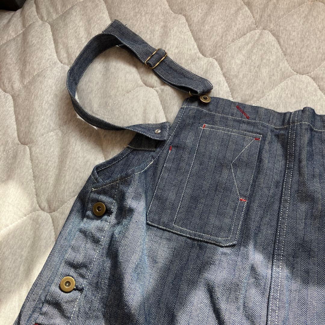 デニムオーバーオール ストロングホールド　36