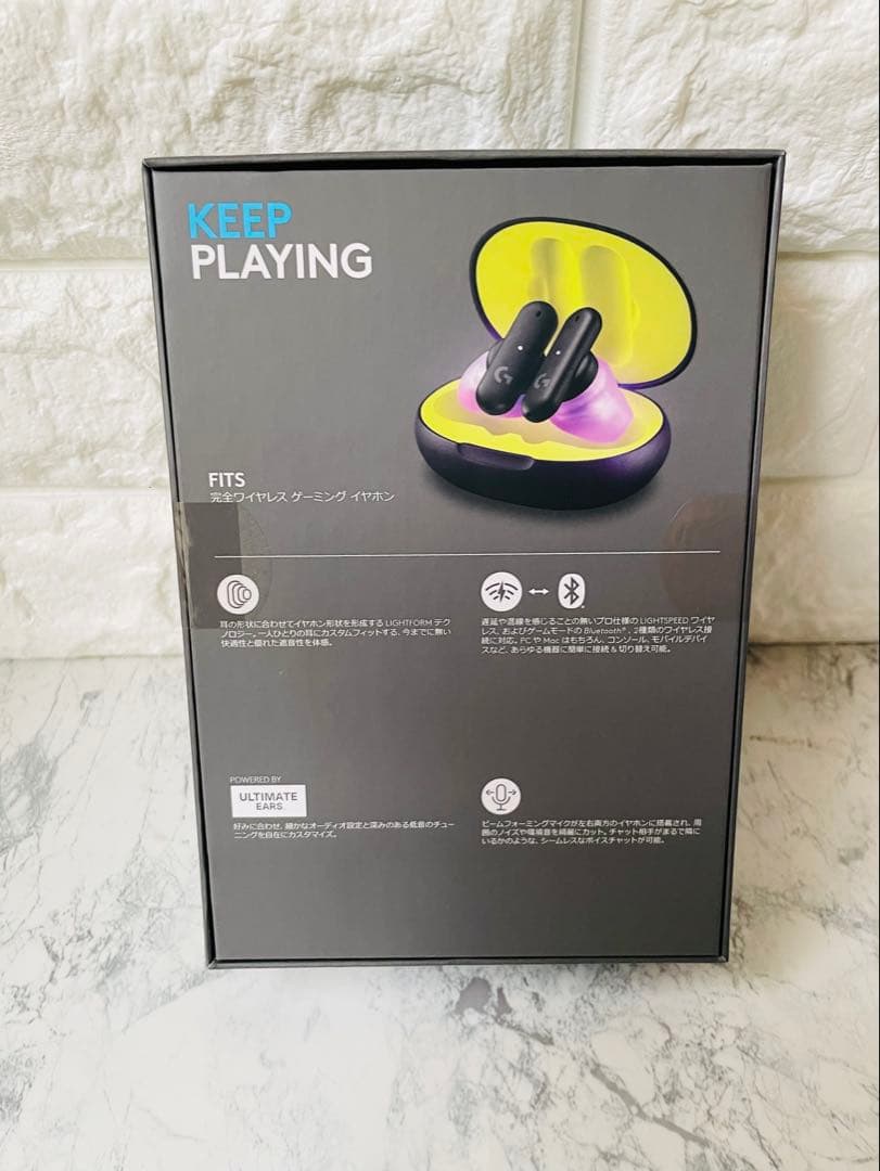 【新品】Logicool ゲーミングイヤホン（GHS-FITSBK／ブラック）