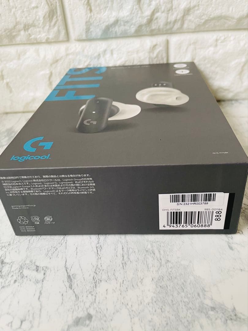 【新品】Logicool ゲーミングイヤホン（GHS-FITSBK／ブラック）