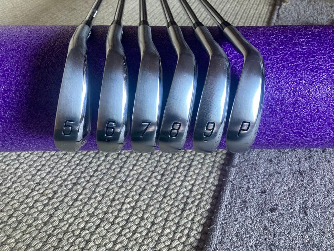 258CBP アイアン　５〜Ｐ６本　モーダス105 DUAL FLOW S 美品